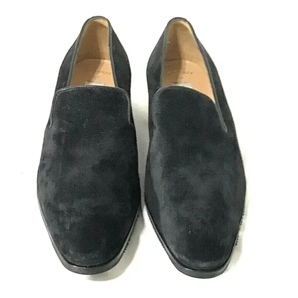 Gravati Shoes Suede Venetian Loafers Men 8 Women 9.5 Wilson Dean Wilkes Bashford - Picture 2 of 12